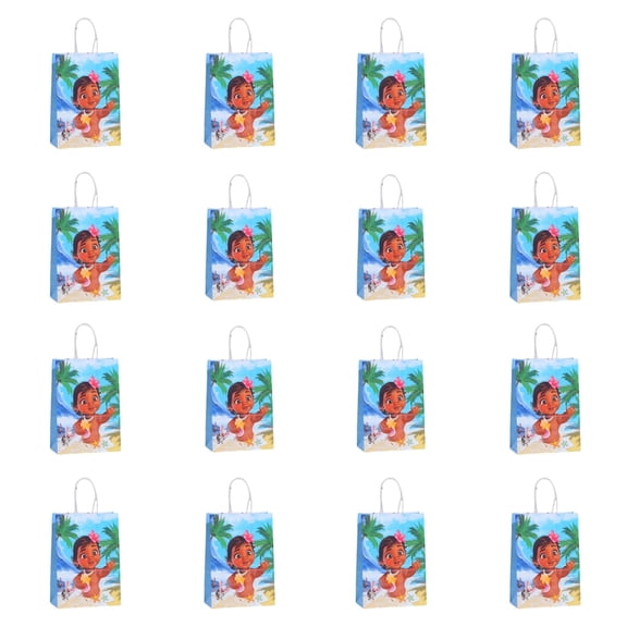 16 Pcs Anime Party Gift Bags, Birthday party bags, Cartoon candy bags, Party Decoration Supplies(8.26"×5.9"×3.15")