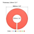 thumbnail image 2 of Separador de tamaño de armario en blanco Uxcell con bolígrafo marcador, divisores de ropa multicolor, paquete de 16, 2 of 5