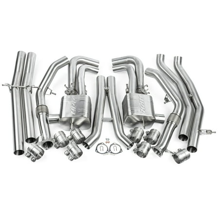 APR CBK0051 Catback Exhaust System - RS Q8 (4M) - T304 Stainless Steel - Kit