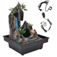 thumbnail image 2 of Cascada de fuente de escritorio, simulación de escritorio, rocalla, resina de agua, mini cascada silenciosa, escritorio, mini artesanías de rocalla, durabilidad mejorada, 2 of 8