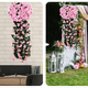 thumbnail image 4 of "2pcs Flores Artificial Wisteria Decoración Boda Hogar Fiesta Malubero, Rosa ", 4 of 5