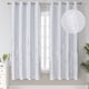 thumbnail image 1 of Cortinas Estelar Textiler Blanco Grisáceo con Estampado Plata 183x182 cm, 1 of 9