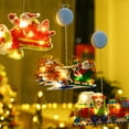 thumbnail image 4 of MesaSe Christmas Modeling Lamp Santa Claus Christmas Tree Snowman Battery Powered with Suction Cup Decoration Hanging Lamp Marquee Light for Christmas Home Party Window, 4 of 10