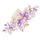 thumbnail image 3 of Peineta de perlas para boda, horquilla de flores para novia, accesorios florales para el peinado de novia, 3 of 5