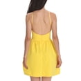 thumbnail image 3 of FANCYINN Women’s Yellow Short Dress Spaghetti Strap Backless Mini Skaterr Homecoming dresses S, 3 of 6