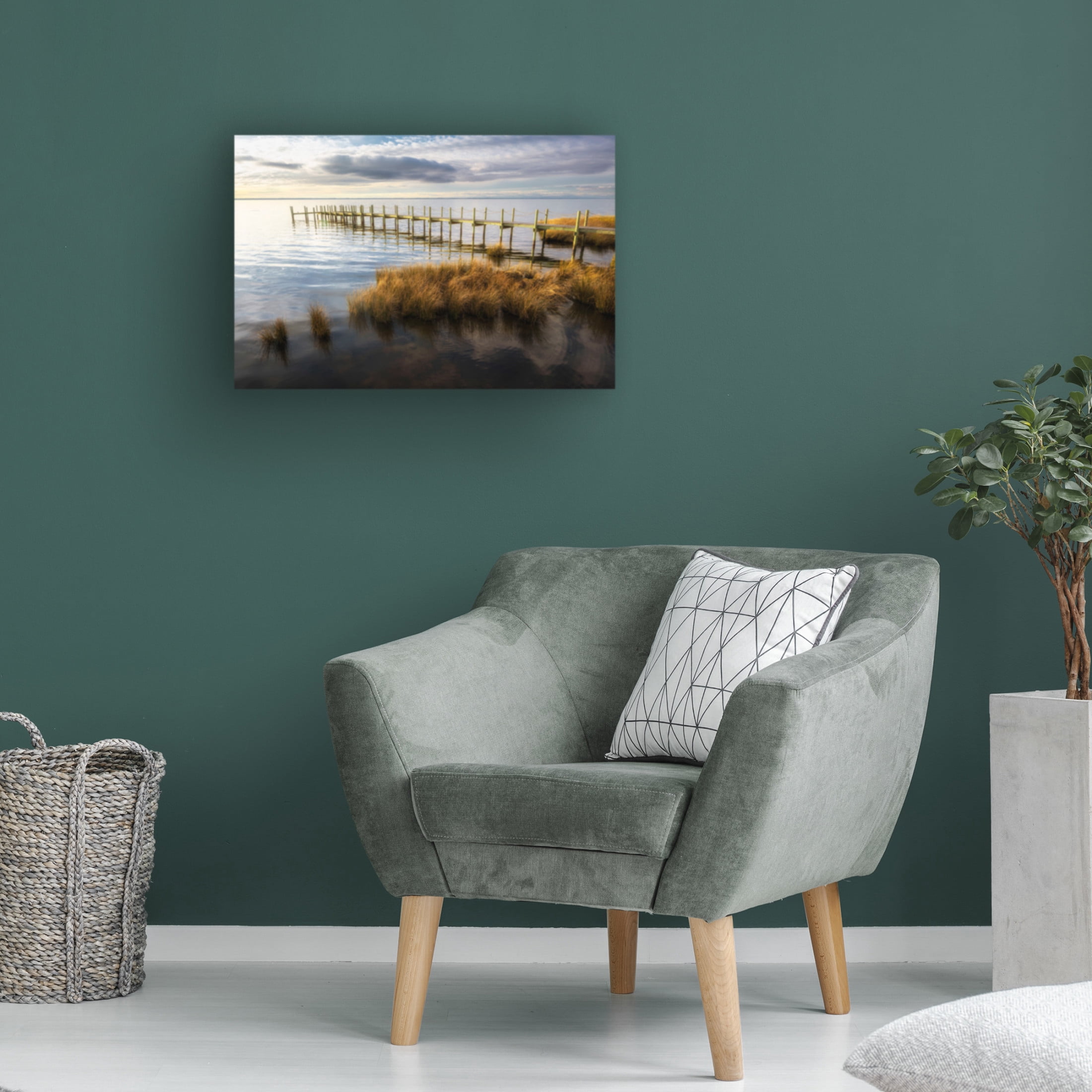 Canvas Wall Art - Danny Head 'On the Sound II' Wall Art for Living Room, Bedroom, or Office Décor by Trademark Fine Art - 24 x 16 Inches