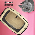 thumbnail image 4 of Transportadora para Gato KE WOOW Kennel de plástico con Puerta superior para Perros Toy Chico, 4 of 9