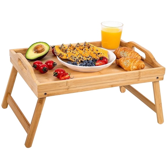 Innovative Life Bamboo Lap Table, Ideal for Dining, Drawing, and Other Activities on a Sofa, Bed, or Similar Surfaces