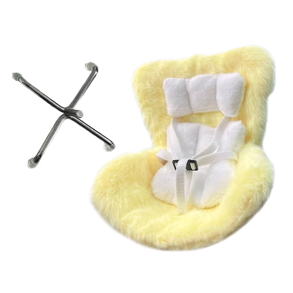 Car Seats Vent Decoration with Plush Support Leg Car Interior Enhancement for Stylish & Comfortable Long Distance Driving