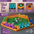 thumbnail image 3 of Juego de mesa Queensell Shut The Box colorido de madera de 16", 3 of 9