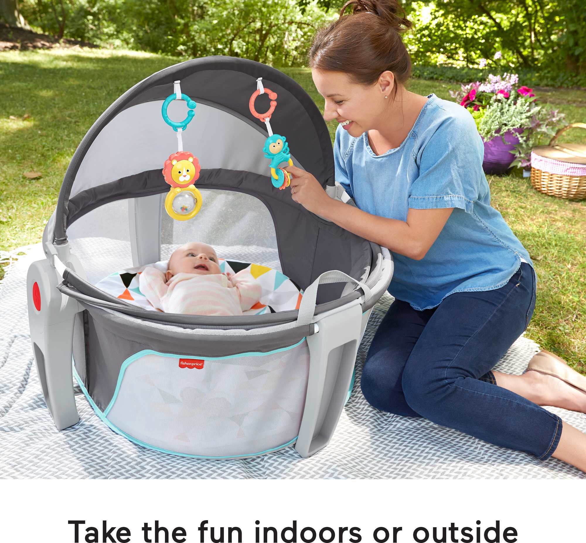 Fisher price store and go bassinet hotsell