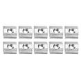 thumbnail image 3 of LAFGUR Hammer Head Fastener Nut, T Nuts 50pcs With 6mm Wide Slot For Fastening For Connecting, 3 of 8