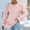 Pink, variant on QUNYINEY Long Sleeve Womens Sweatshirt Solid Pink Crew Neck Casual Tops Drop Shoulder Loose Pullover Sweatshirts