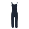 thumbnail image 4 of Pyhlmscde Women's Petite Regular Tall Casual Loose Overalls Jumpsuits, Jumpsuits for Women, Overalls for Women, Rompers for Women, 4 of 5
