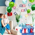 thumbnail image 5 of RV Globos de látex blanco verde, 60 piezas Globo verde oscuro, Globos de confeti, Globo de cumpleaños, para ceremonia Cumpleaños Boda Comunión Fiesta Fiesta Selva Niños Niños brillar  Electrónica, 5 of 5