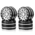 thumbnail image 1 of Metal 1.9Inch Beadlock Wheel Rim Outer Diameter 55mm for RC 1/10 12mm Hex Crawler Car Axial SCX10 90047 CC01 TRX4, 1 of 5