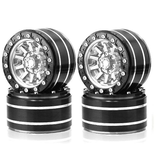 Metal 1.9Inch Beadlock Wheel Rim Outer Diameter 55mm for RC 1/10 12mm Hex Crawler Car Axial SCX10 90047 CC01 TRX4