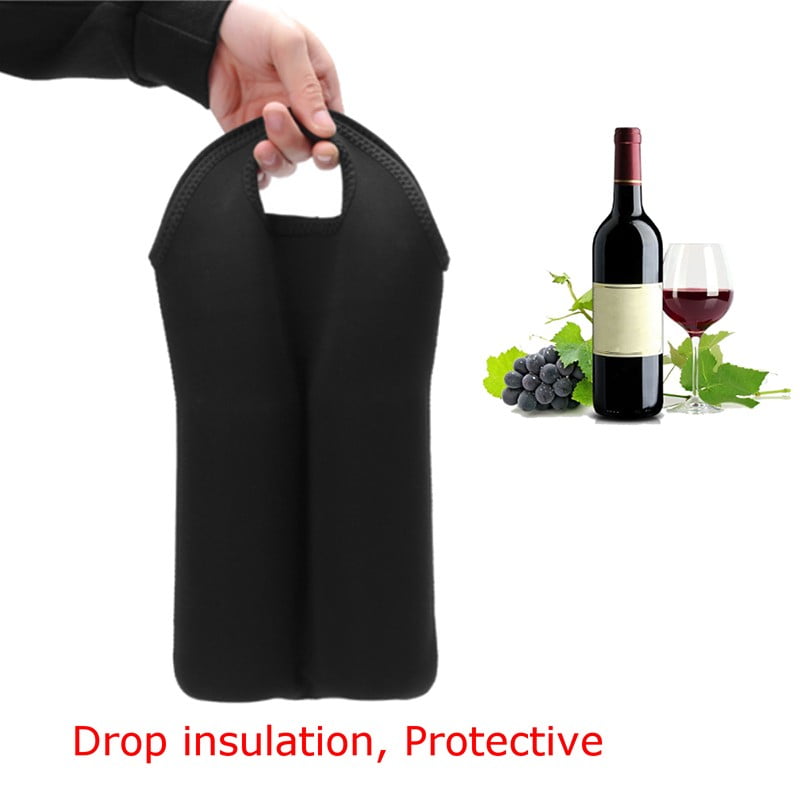 Sleeve Packing Bag for Safe Travel Protection for Luggage Storage & Holder for Drinks/Best Wine Accessory for Holidays Leak Proof Case Wine Keeper Set of 4 Reusable Wine Bottle Protectors 