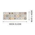 thumbnail image 3 of Taicans Self Adhesive Tile Stickers 12x35.4Inch,Waterproof High Temperature Resistant DIY Kitchen Backsplash Decals,Peel and Stick European Style Wall Stickers for Bathroom Floor Cabinet, 3 of 6