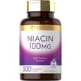 thumbnail image 1 of Suplemento Carlyle Niacina 100 mg 300 tabletas vegetarianas, 1 of 7