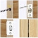 thumbnail image 1 of Pestillo de bola de puerta de acero inoxidable de 4 piezas, pestillo de puerta de muebles de bola de rodillo ajustable, para despensa, armario, cocina XianweiShao  8390612692796, 1 of 1