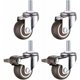 thumbnail image 1 of Ruedas de repuesto con varillas roscadas, ruedas TPR para muebles y equipos, ruedas giratorias con vástago con movimiento silencioso y resistencia industrial, uso multifunción en entornos domésticos, 1 of 5
