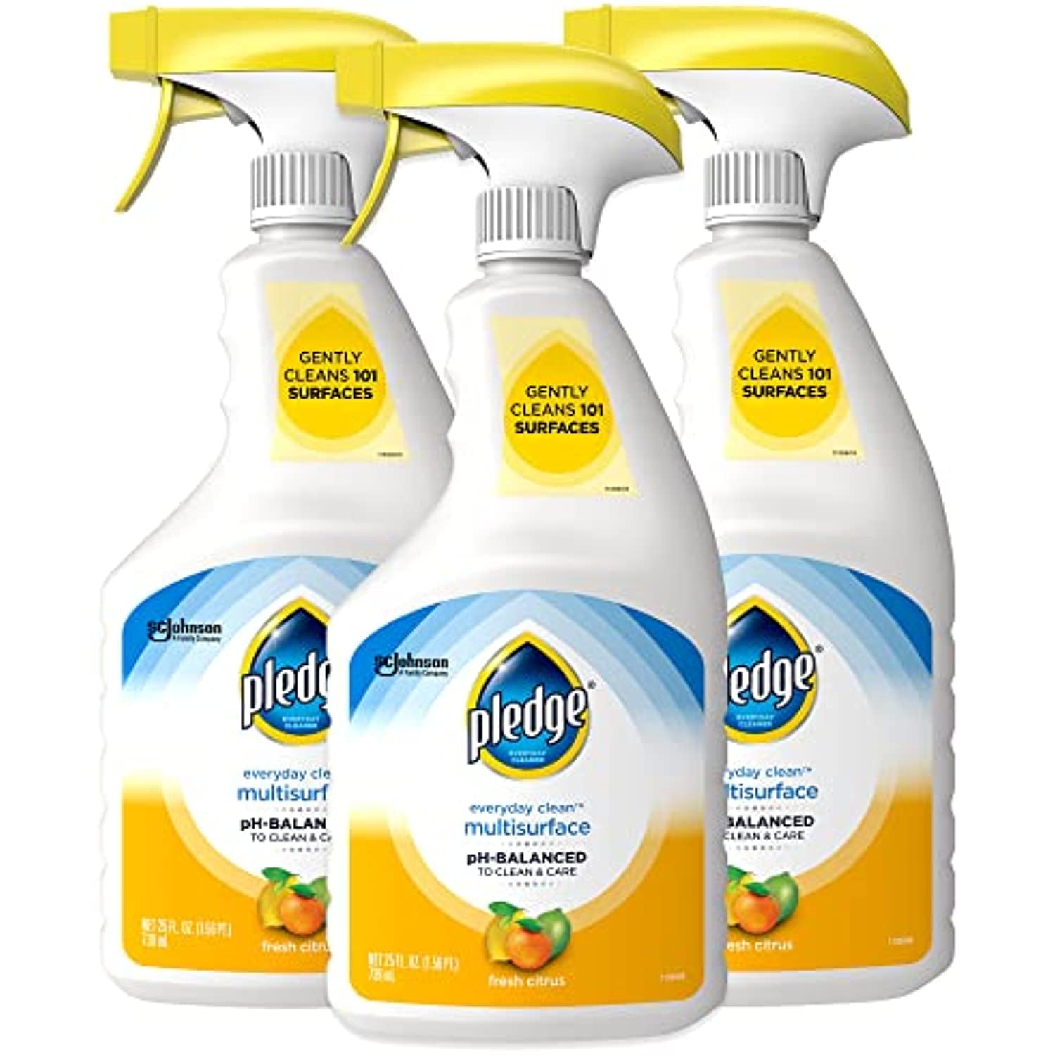 Pledge Multi Surface Cleaner Spray For Most Hard Surfaces, Everyday