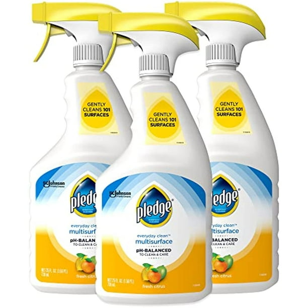 Pledge Multi Surface Cleaner Spray For Most Hard Surfaces, Everyday