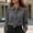 Gray women's satin blouse a1, variant on thefmos Women's Fall Winter Collared Long Sleeve Tie Front Satin Blouse Elegant Dressy Casual Business Work Tops Solid Comfy Office Shirt, Mint Green M