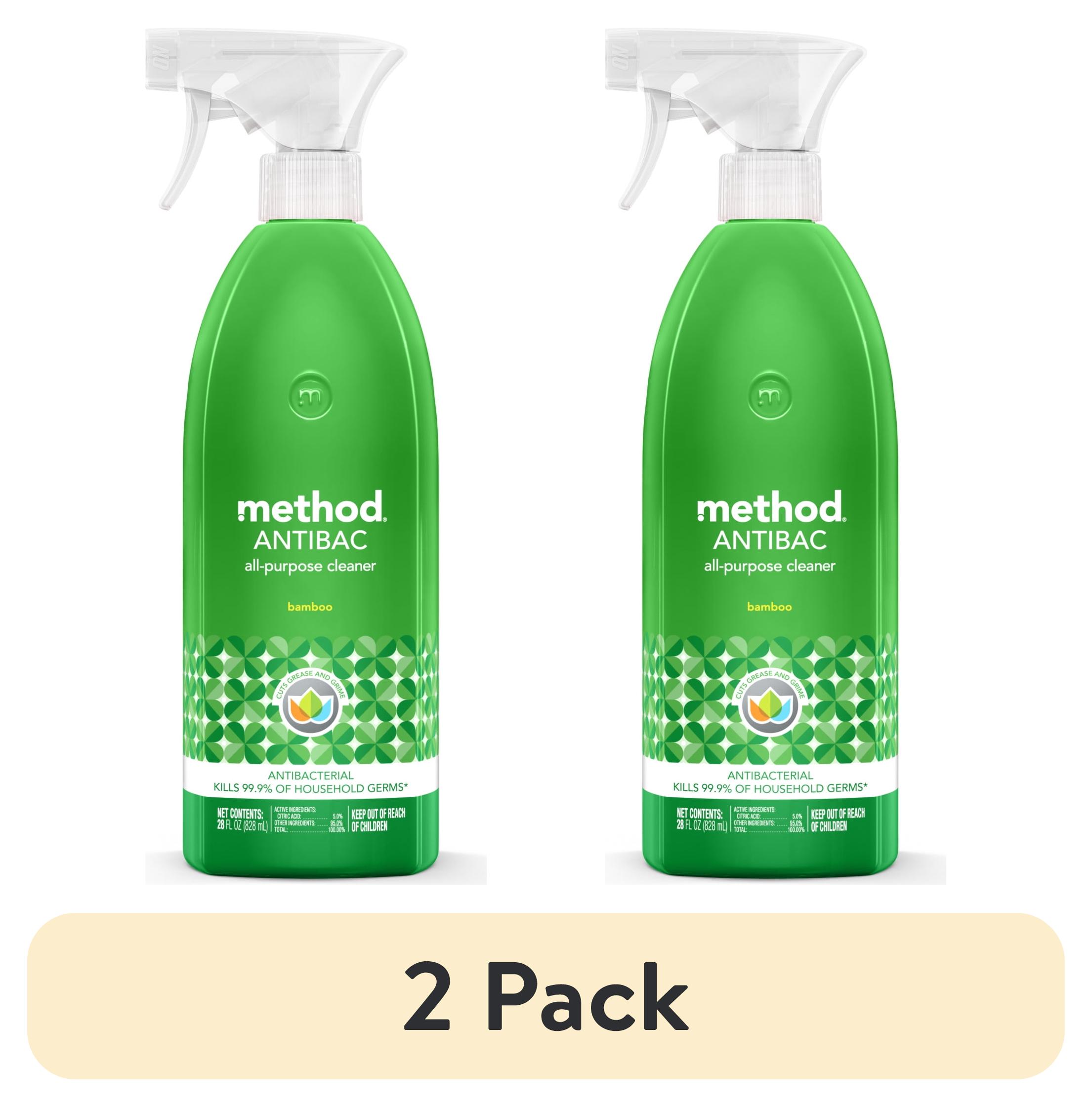 (2 pack) Method Antibacterial All-Purpose Cleaner, Bamboo, 28 fl oz