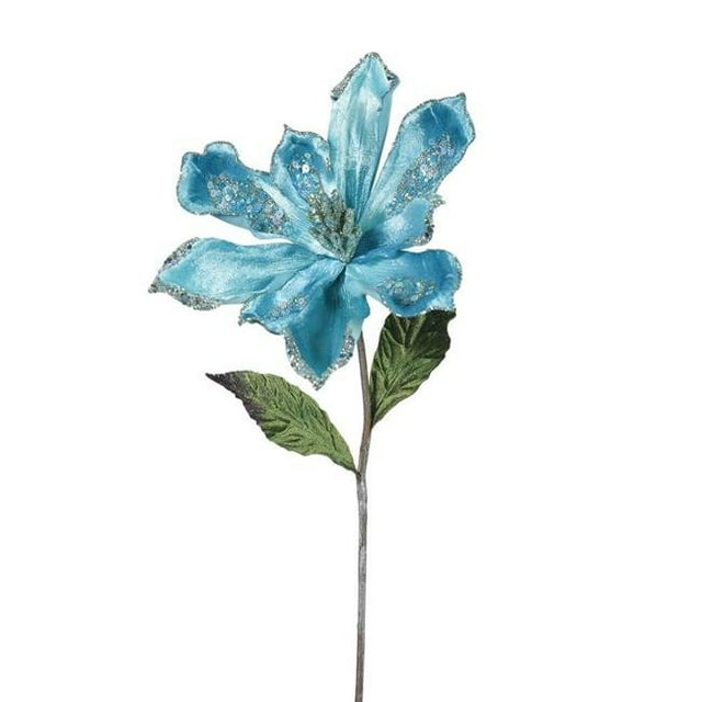 Fleur de Magnolia Bleu de Mer de 22 Po avec 3 Sacs