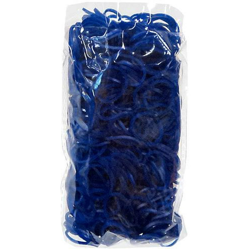 Rainbow Loom Jelly Navy Blue Rubber Bands Refill Pack [600 ct