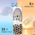 thumbnail image 4 of Gigi Tumbler My Favorite People Call Me Gigi Leopard Travel Mug 20 oz Skinny Tumblers with Lid and Straw Stainless Steel Insulated Gigi Coffee Cups Grandma Gifts for Women, 4 of 6