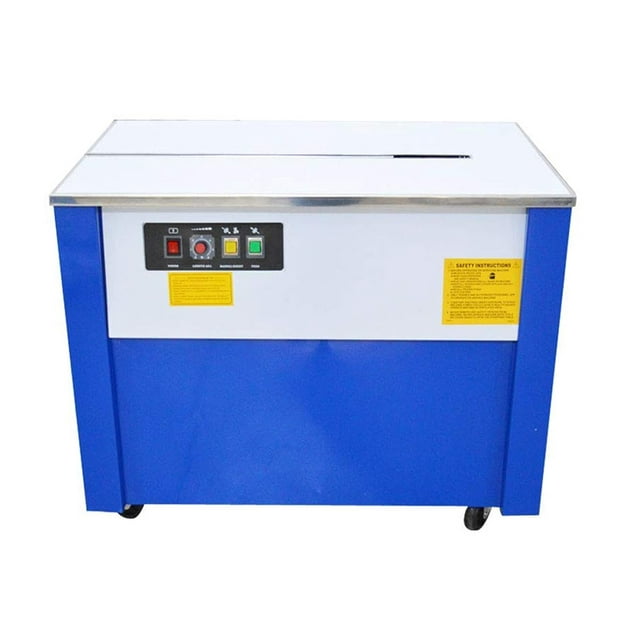 PreAsion Machine Semi-Automatique de Cerclage de Table Haute, Machine d'Emballage de Courroies en PP, Machine de Bandage 110 V