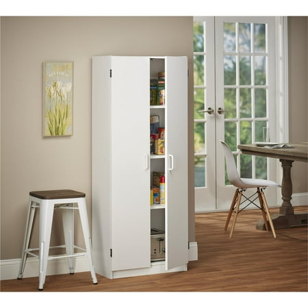 Double Door Utility Cabinet - SystemBuild Flynn Double Pantry, Multiple Colors