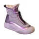 thumbnail image 4 of Botas de Nieve de Invierno para Mujer, Zapatos Forrados Cálidos con Cremallera, Zapatos Gruesos de Otoño, Calzado, Botines para Senderismo, Trabajo Y UE 40 Fernando Botas de nieve de invierno, 4 of 8