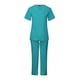 thumbnail image 3 of Conjunto De 3 Uniformes De Exfoliación Para Mujer, Cuello En V Y Pantalones Deportivos Para Peluquero De Mascotas, Spa, Azul, Talla S, 3 of 8