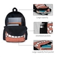 thumbnail image 4 of XMXY Monster Funny Facial Expression Backpack Laptop Bag for Women, School Bookbag Lightweight Backpack for Travel Casual Work Backpack Black, 4 of 8