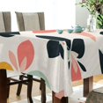 thumbnail image 5 of Yayeee Tablecloths 60" x 108" Rectangle Wrinkle Resistant Party Table Cover, Black Retro Flower, 5 of 8