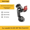 thumbnail image 3 of For Insta360 X5 X3 X4 ACE 360 Bike Expansion Mount 1/4Inch Hole Aluminum A, 3 of 9