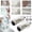 As Show, variant on Dreamhall Top Fix Toilet Seat Screws Nut Cover Lid Pan Fixing WC Blind Hole Fitting Kits