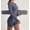 Grey, variant on Women Workout Sets 2 Pieces Long Sleeve Yoga Outfits Gym Clothes Seamless Ribbed Crop Top High Waist Leggings Grey S