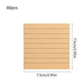 thumbnail image 3 of Uuiauoio 80-Piece Colorful Sticky Notes,Square Self-Adhesive Paper for Office Use, Repositionable Memo Pads for Books and Monitors, Creative Cute Design for Note Taking and Reminders, 3 of 6