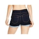 thumbnail image 2 of Txlixc Pantalones cortos de mezclilla de verano para mujer, pantalones cortos de mezclilla enrollables de cintura media de color sólido con bolsillos para niñas, S / M / L / XL / XXL / XXXL Txlixc  Moda, 2 of 3