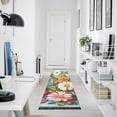 thumbnail image 4 of Yayeee Runner Rug for Bedroom 2'x6' Machine Washable Hallway Non Slip Mat, Pink Floral Tomatoes, 4 of 8