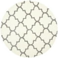 thumbnail image 4 of SAFAVIEH Montreal Lennart Geometric Quatrefoils Shag Area Rug, Ivory/Grey, 8' x 10', 4 of 10