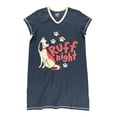 thumbnail image 3 of LazyOne Women's Nightgown, Funny V-Neck Sleep Shirt for Women (Ruff Night, L/XL), 3 of 7