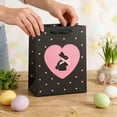thumbnail image 6 of NWOKYZGH 6 Pcs Easter Gift Bags Bunny Paper Treat Bags with Pink Bow Ribbon and Handles Happy Easter Party Favor Tote for Girls Business Birthday Party Favors, 6 of 6