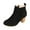 Black, variant on SKIYLEVZ Winter Boots Fashion Snow Boots for Women Warm Cozy Thermal Boots Fleece Lined Shoes with Thick Platform Office Outdoor Avtivities Cold Weather Footwear