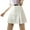 White, variant on Women's Skirts Fashion Solid Color High Waisted Black Mini Skirt with Shorts Skirts for Women Trendy Summer